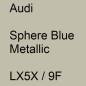 Preview: Audi, Sphere Blue Metallic, LX5X / 9F.